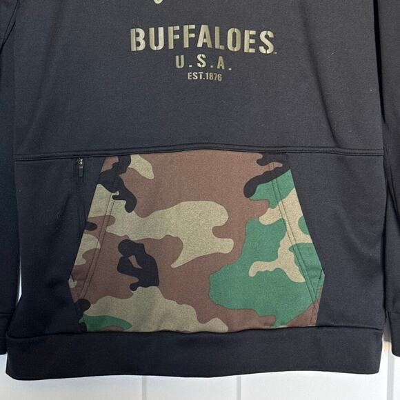 Colorado Buffaloes Sweatshirt Mens M Nike Pullover Salute to Service Army - Picture 2 of 11